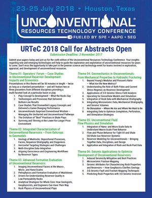 URTeC 2018 Call for Abstracts Brochure